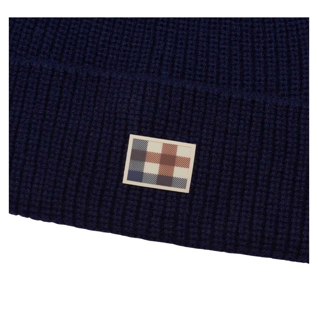 Navy Blue - Back - Aquascutum Unisex Adult Active Wool Blend Beanie