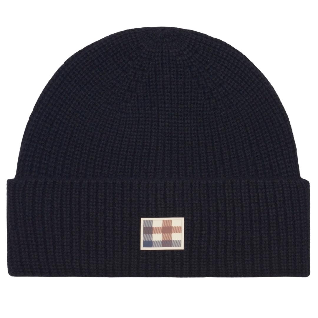 Black - Front - Aquascutum Unisex Adult Active Wool Blend Beanie