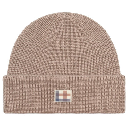 Soft Beige - Front - Aquascutum Unisex Adult Active Wool Blend Beanie