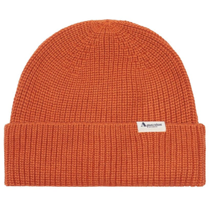 Rust Orange - Front - Aquascutum Wool Blend Winter Beanie
