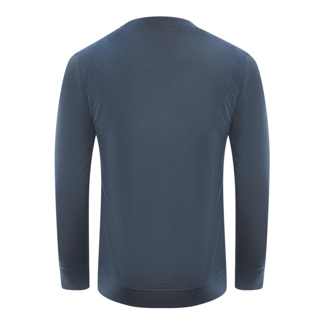 Navy Blue - Back - Cavalli Class Unisex Adult Tiger Logo Sweatshirt