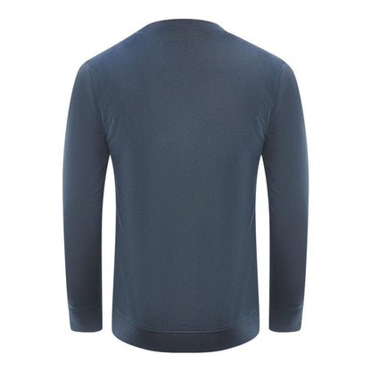 Navy Blue - Back - Cavalli Class Unisex Adult Tiger Logo Sweatshirt