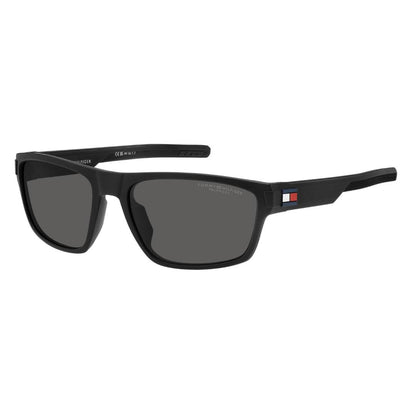 Black - Back - Tommy Hilfiger Mens Polarised Sunglasses