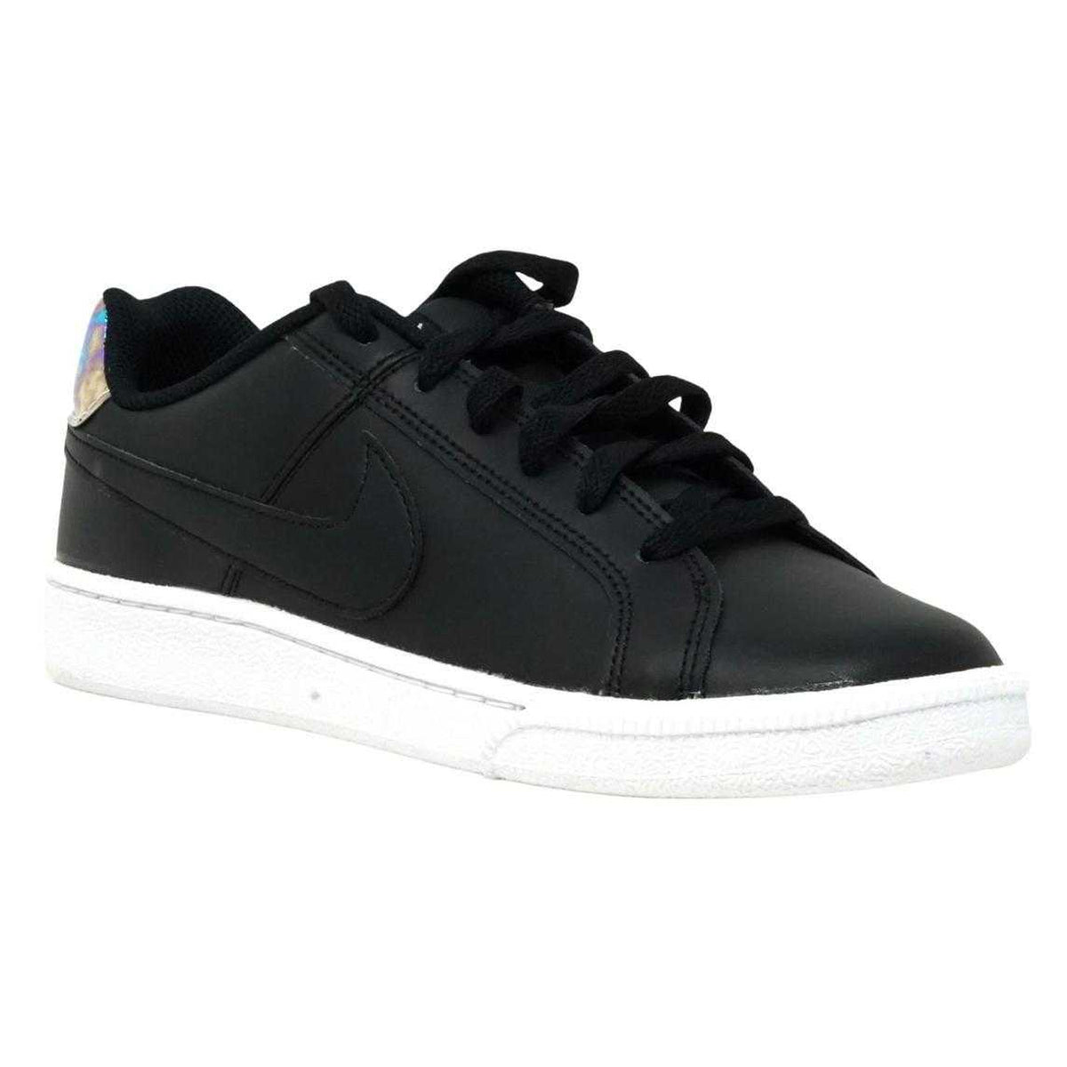 Black - Lifestyle - Nike Mens Court Royale Holographic Leather Trainers