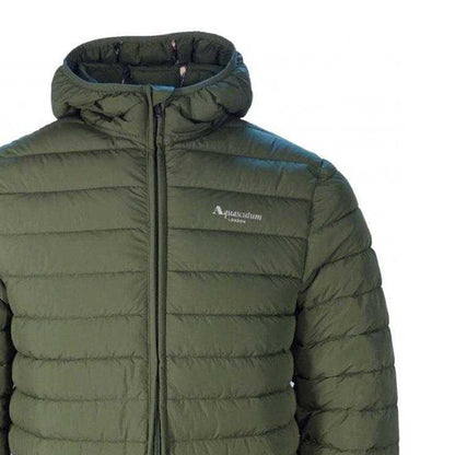 Green - Side - Aquascutum Mens Active Active Hooded Jacket