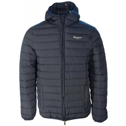 Navy Blue - Front - Aquascutum Mens Active Hooded Hooded Jacket