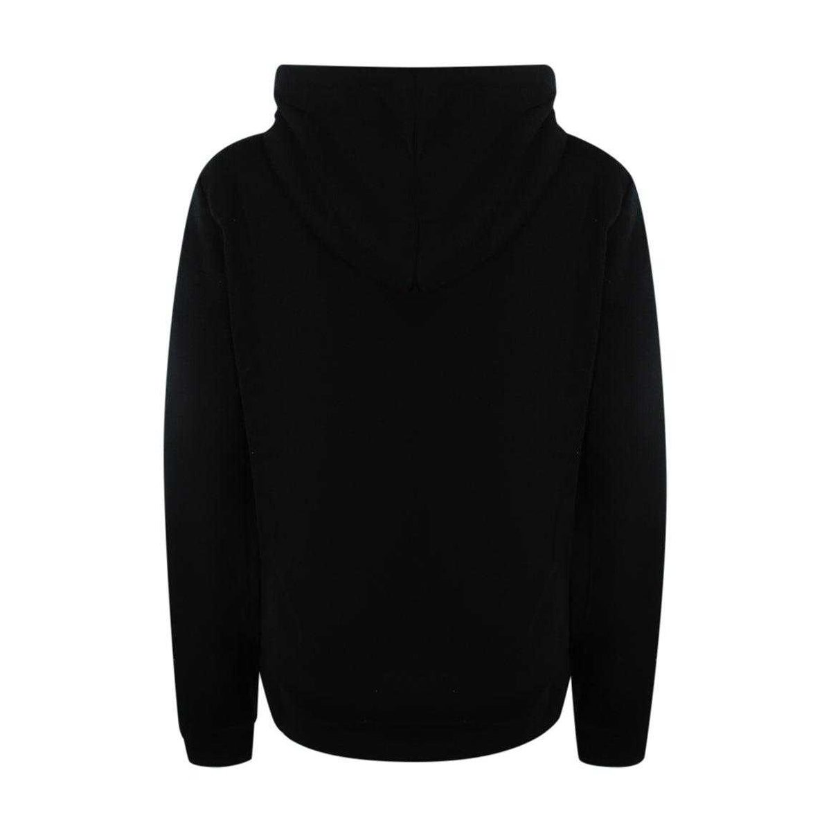 Black - Back - Love Moschino Womens-Ladies Cotton Long-Sleeved Full Zip Hoodie