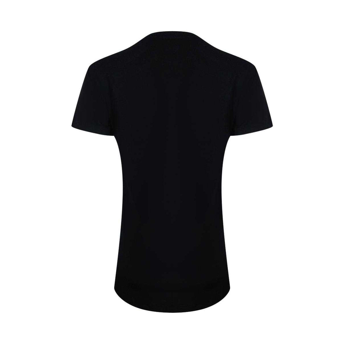 Black-Bold Pink - Back - Love Moschino Womens-Ladies Bold Cotton T-Shirt