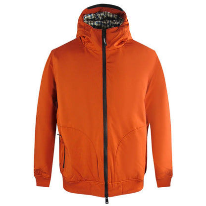 Orange - Front - Aquascutum Mens Active Hooded Jacket