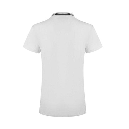 White - Back - Love Moschino Mens Cotton Polo Shirt