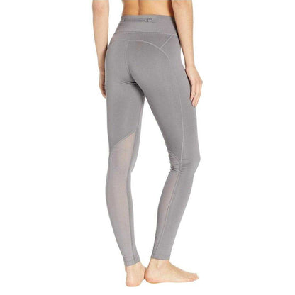 Grey - Back - Nike Womens-Ladies One Polyester Blend Stretch Sports Leggings