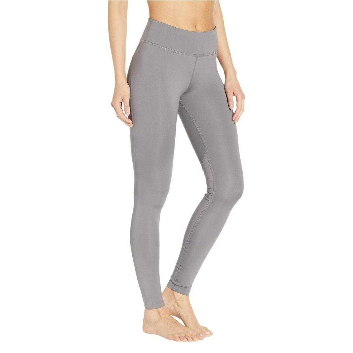 Grey - Side - Nike Womens-Ladies One Polyester Blend Stretch Sports Leggings