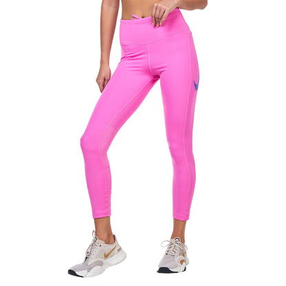 Pink - Front - Nike Womens-Ladies 7-8 Leggings