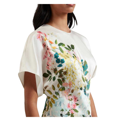 Ivory - Lifestyle - Ted Baker Womens-Ladies Myzan Column Slouch Dress