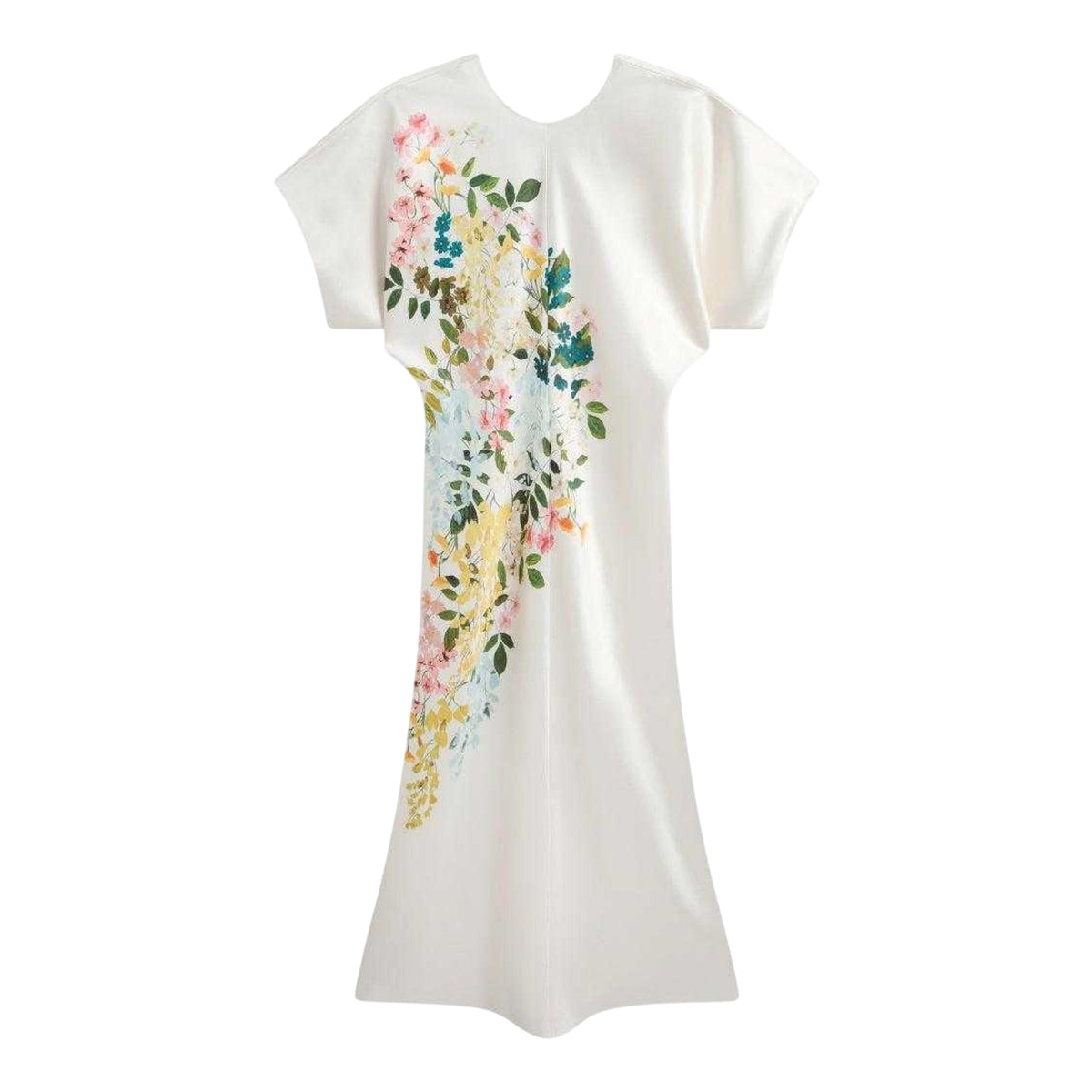 Ivory - Front - Ted Baker Womens-Ladies Myzan Column Slouch Dress