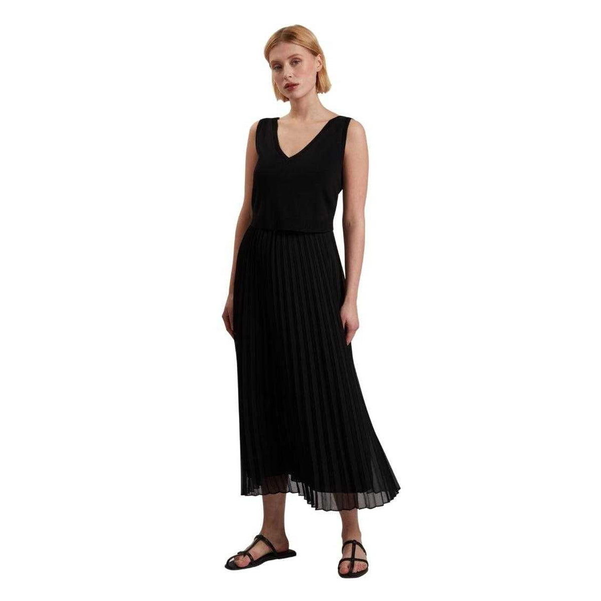 Black - Side - Ted Baker Womens-Ladies Larnahh 2 in 1 Cami Midi Dress