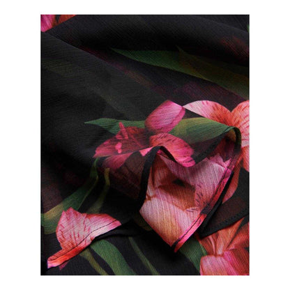 Black - Pack Shot - Ted Baker Womens-Ladies Angel Sleeve Mini Dress