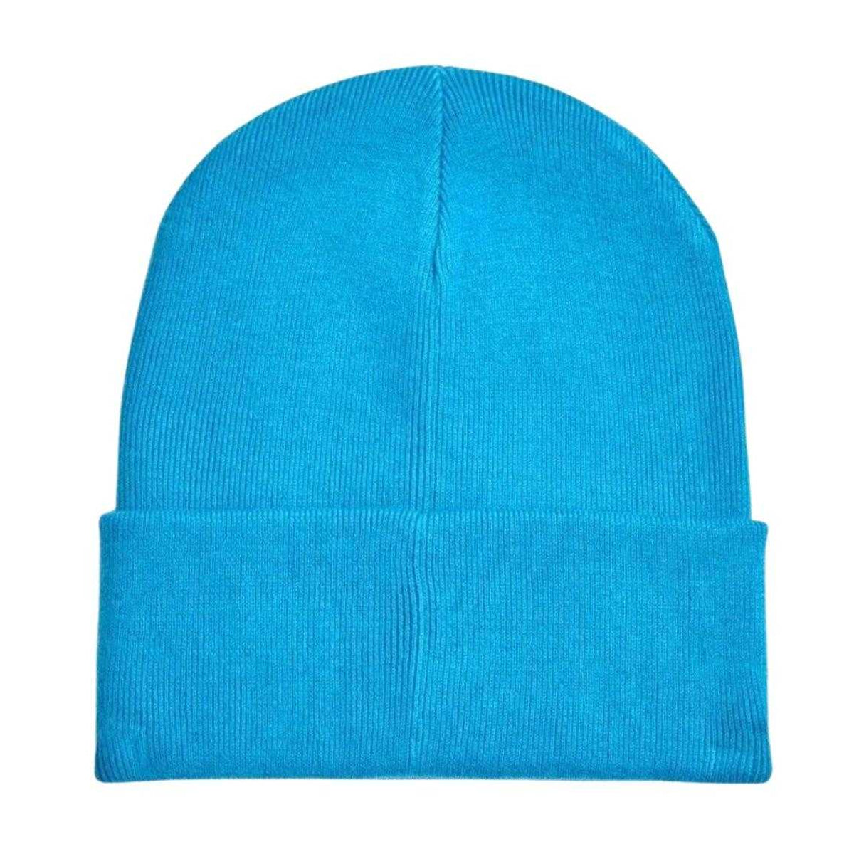 Cyber Blue - Back - Fred Perry Embroidered Logo Beanie