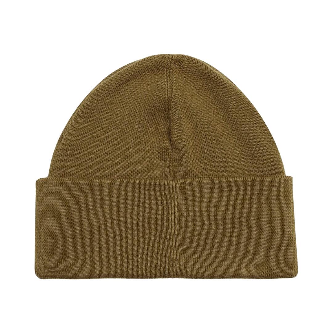Shaded Stone Brown - Back - Fred Perry Embroidered Logo Beanie