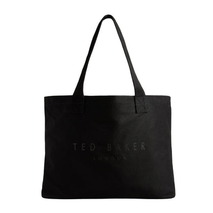 Black - Front - Ted Baker Lukkee Logo Polyester Tote Bag