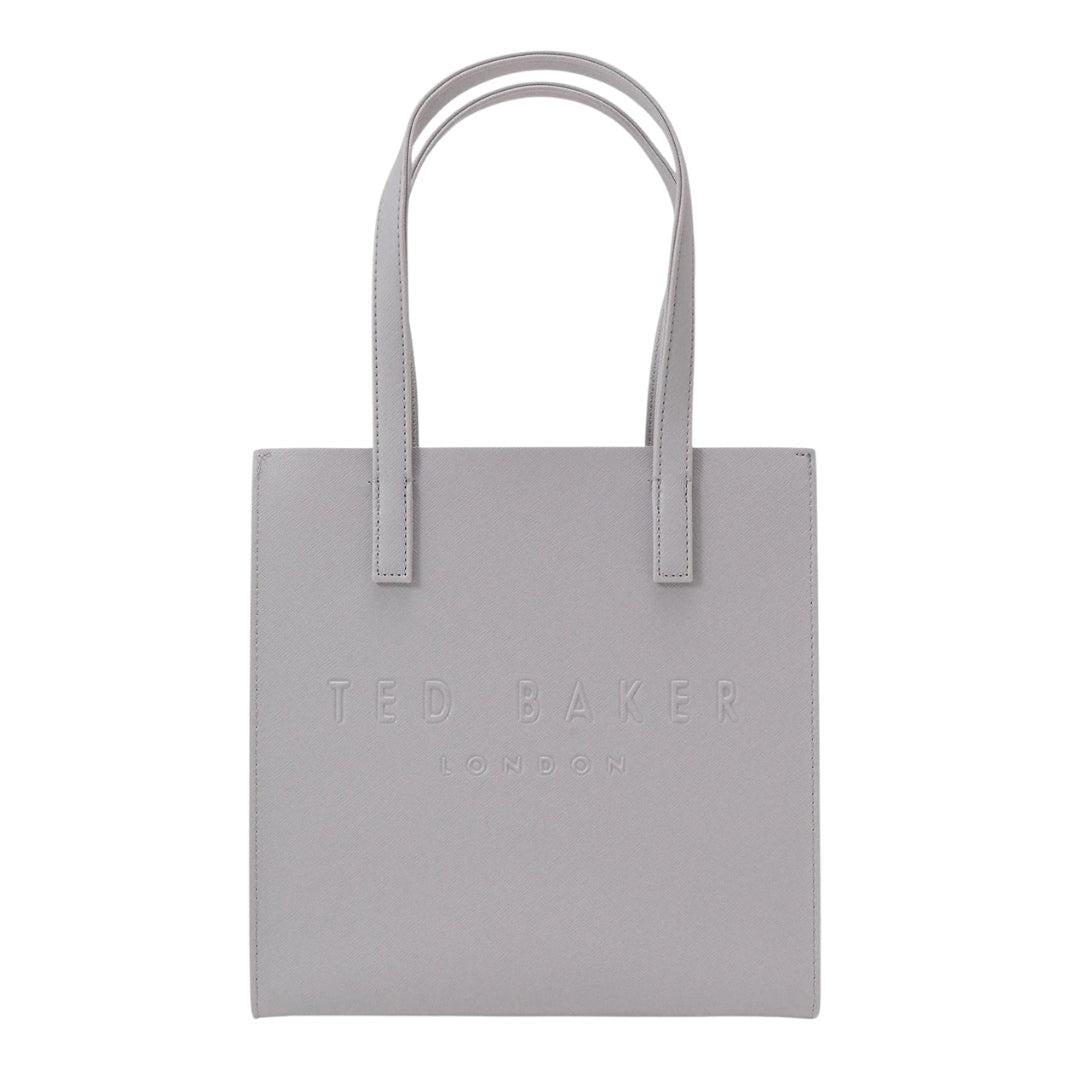 Light Grey - Front - Ted Baker Crosshatch Tote Bag