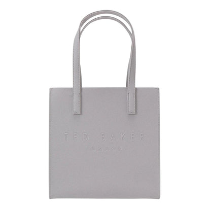 Light Grey - Front - Ted Baker Crosshatch Tote Bag