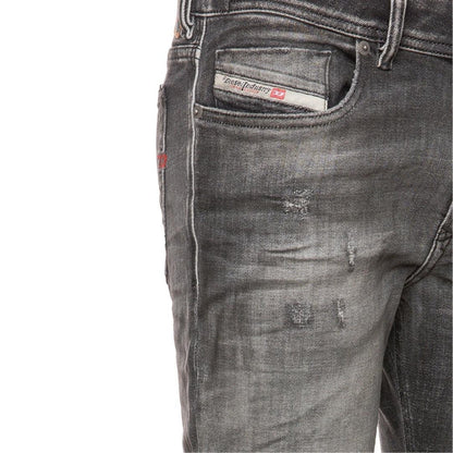 Faded Black - Lifestyle - Diesel Mens Sleenker Skinny Jeans