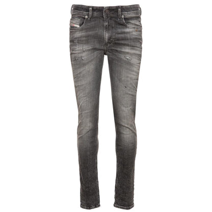 Faded Black - Front - Diesel Mens Sleenker Skinny Jeans
