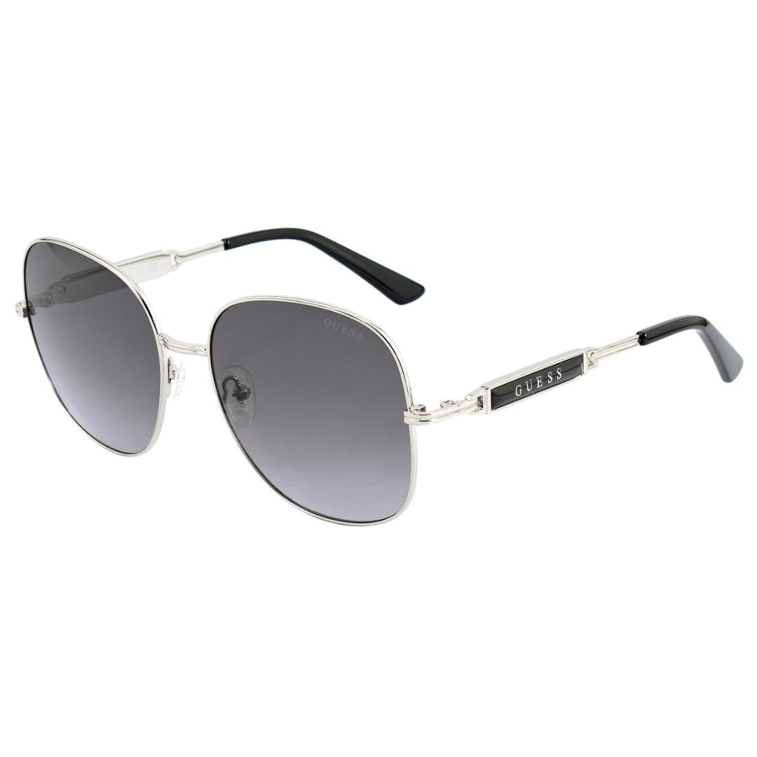 Silver - Back - Guess Womens-Ladies Metal Frame Smoke Gradient Sunglasses