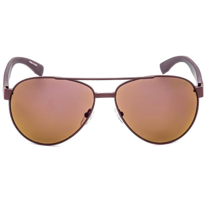 Brown - Front - Lacoste Mens Matte Sunglasses