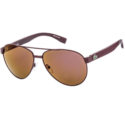 Brown - Back - Lacoste Mens Matte Sunglasses