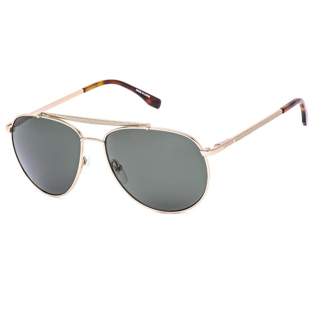Grey-Gold - Back - Lacoste Mens Sunglasses