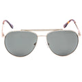 Grey-Gold - Front - Lacoste Mens Sunglasses