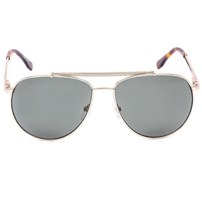 Grey-Gold - Front - Lacoste Mens Sunglasses