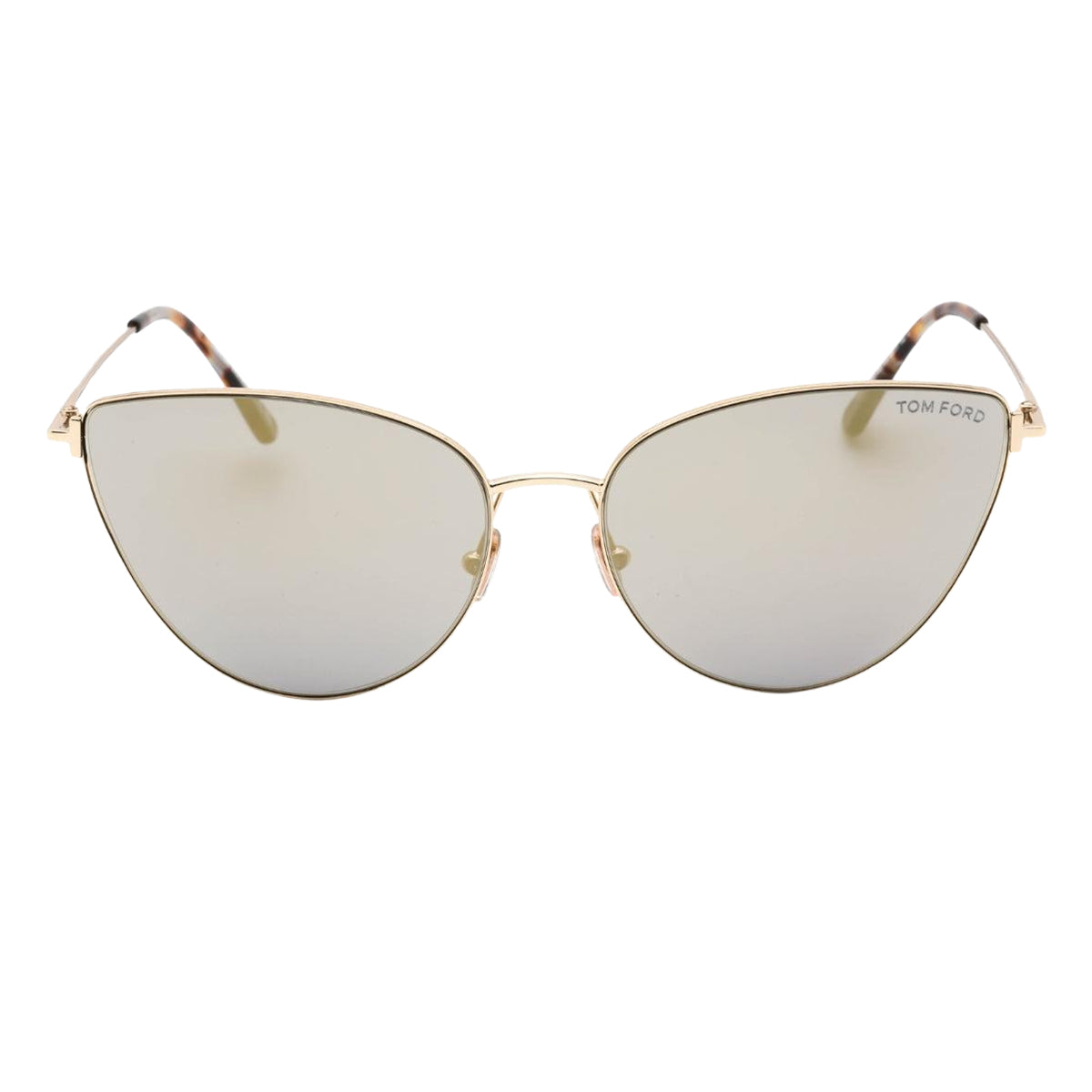 Rose Gold - Front - Tom Ford Womens-Ladies Anais 02 Shiny Sunglasses