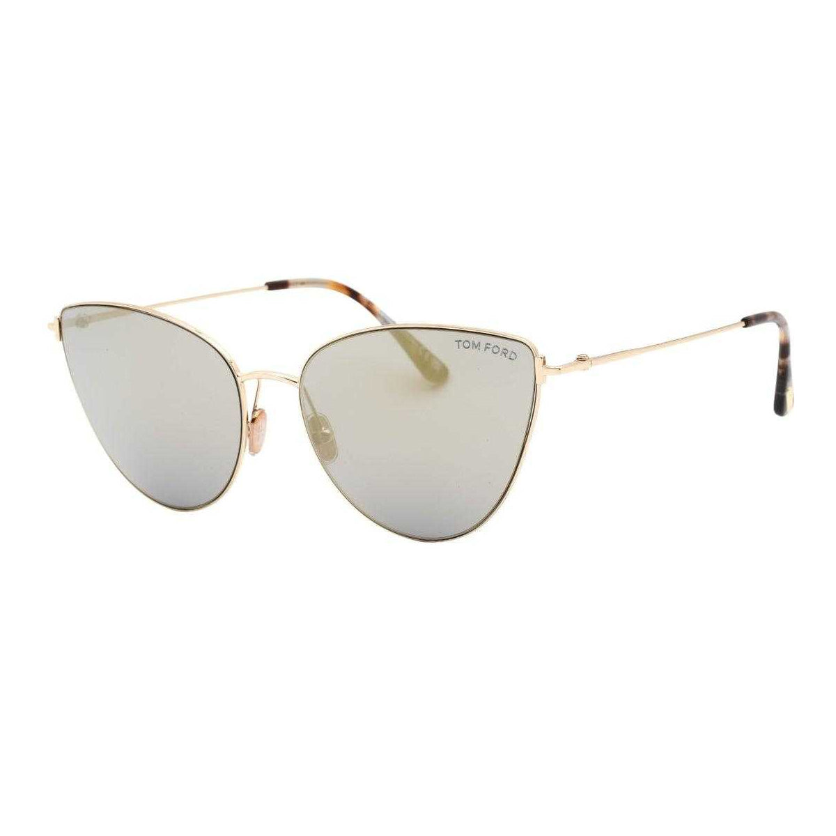 Gold-Smoke - Back - Tom Ford Womens-Ladies Sunglasses