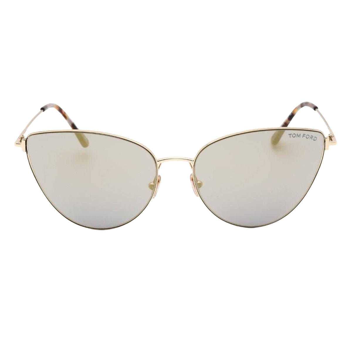 Gold-Smoke - Front - Tom Ford Womens-Ladies Sunglasses