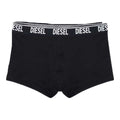 Black - Back - Diesel Mens Umbx-Shawn Boxer Shorts (Pack of 2)