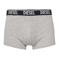 Grey-Black - Back - Diesel Mens Umbx-Shawn Boxer Shorts (Pack of 2)