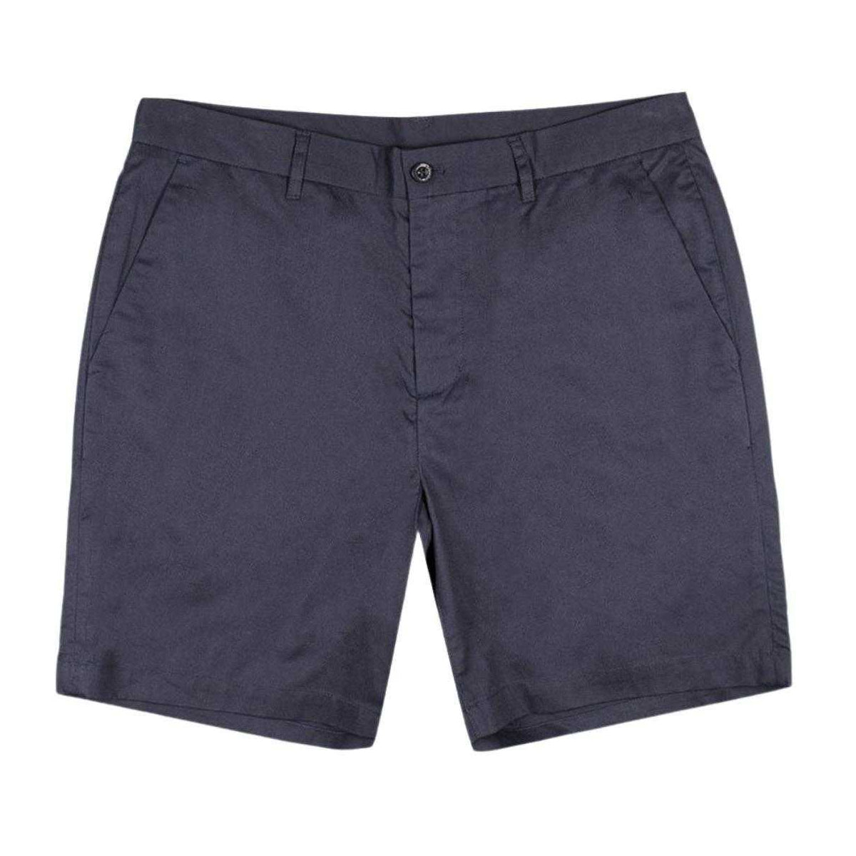Navy Blue - Front - Fred Perry Mens Logo Shorts