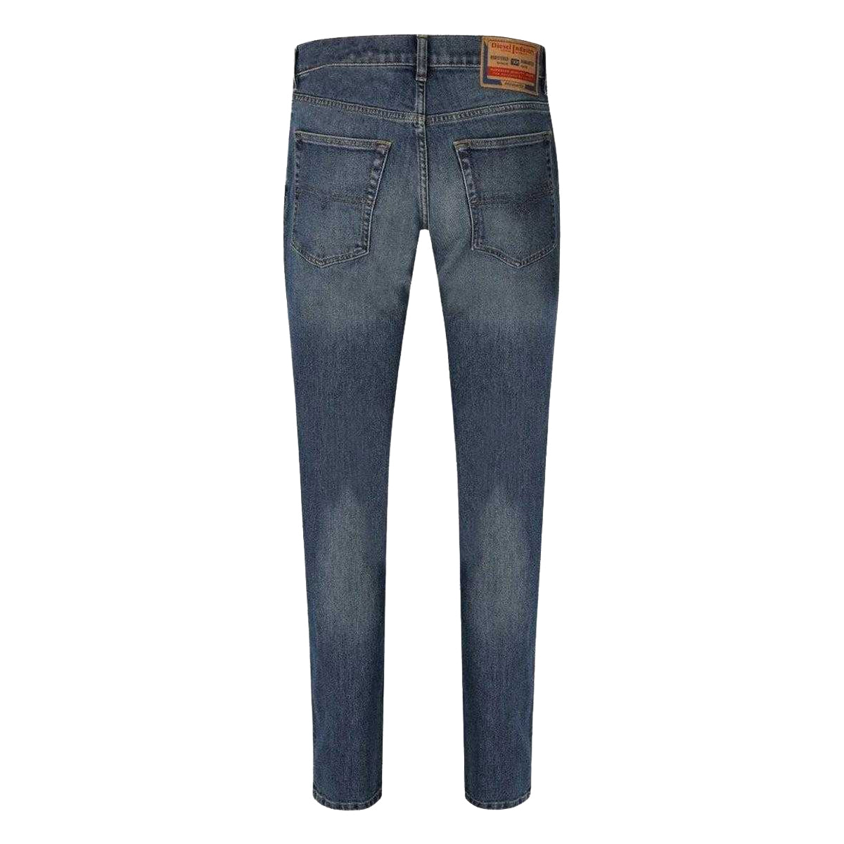 Blue - Back - Diesel Mens 2023 D-Finitive Straight Leg Jeans