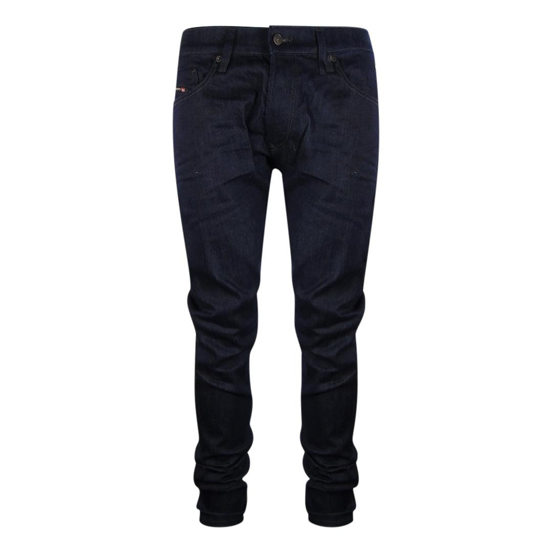 Dark Blue - Front - Diesel Mens Tepphar-X Jeans
