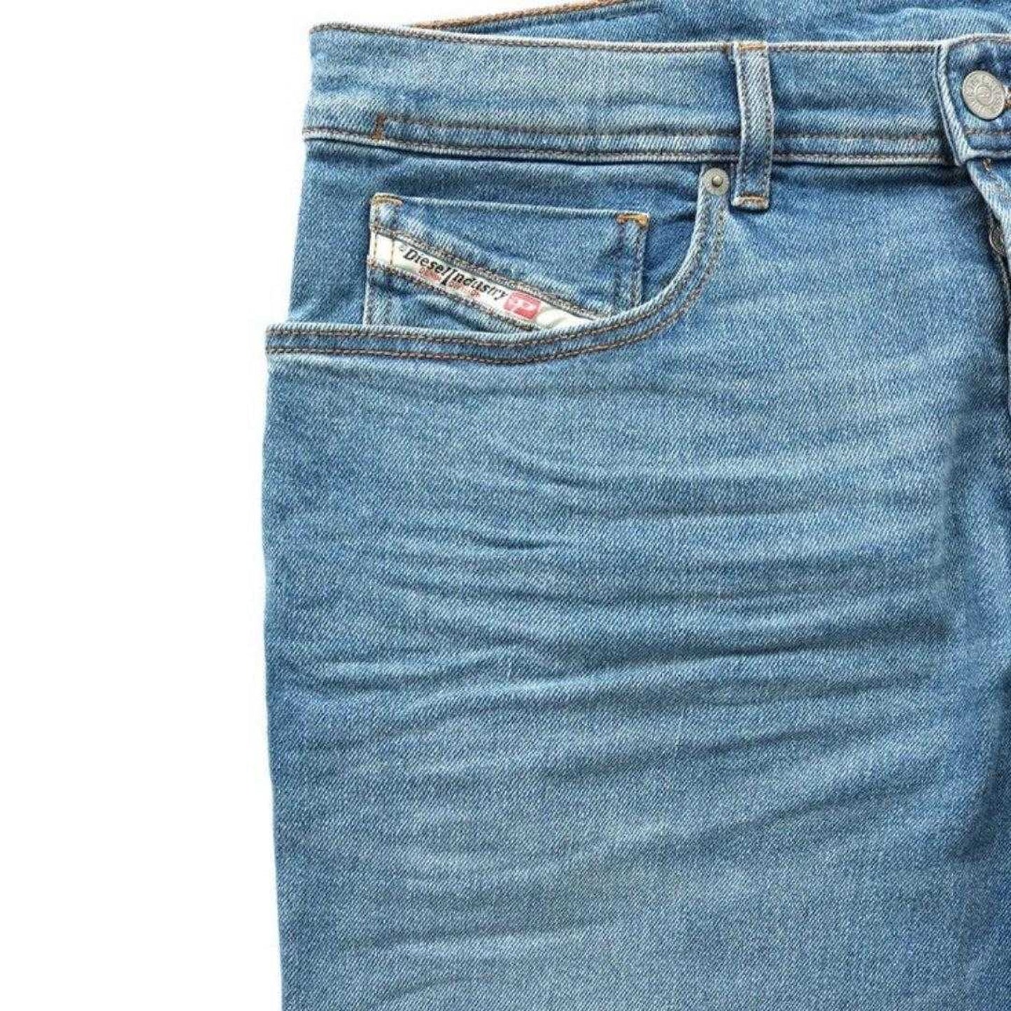 Light Blue - Side - Diesel Mens D-Finitive Jeans