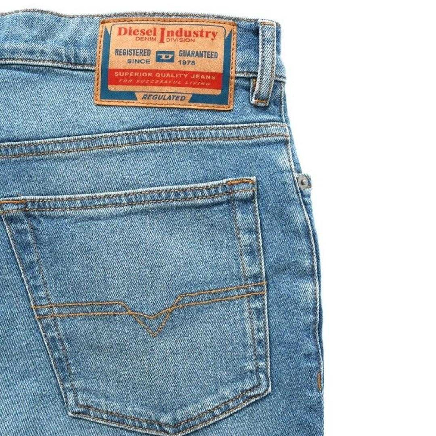 Light Blue - Lifestyle - Diesel Mens D-Finitive Jeans