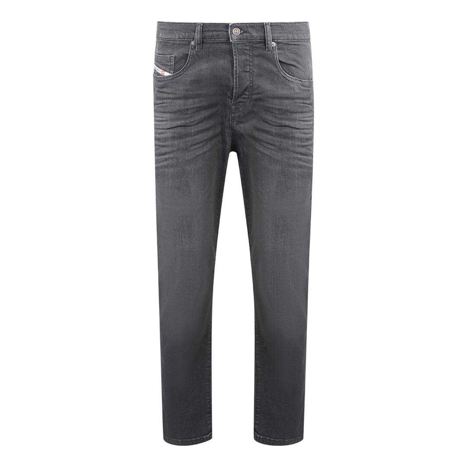 Black - Front - Diesel Mens D-Viker Jeans