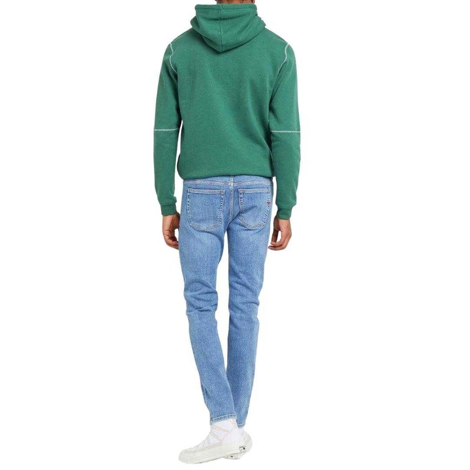 Blue - Back - Diesel Mens Sleenker Skinny Jeans