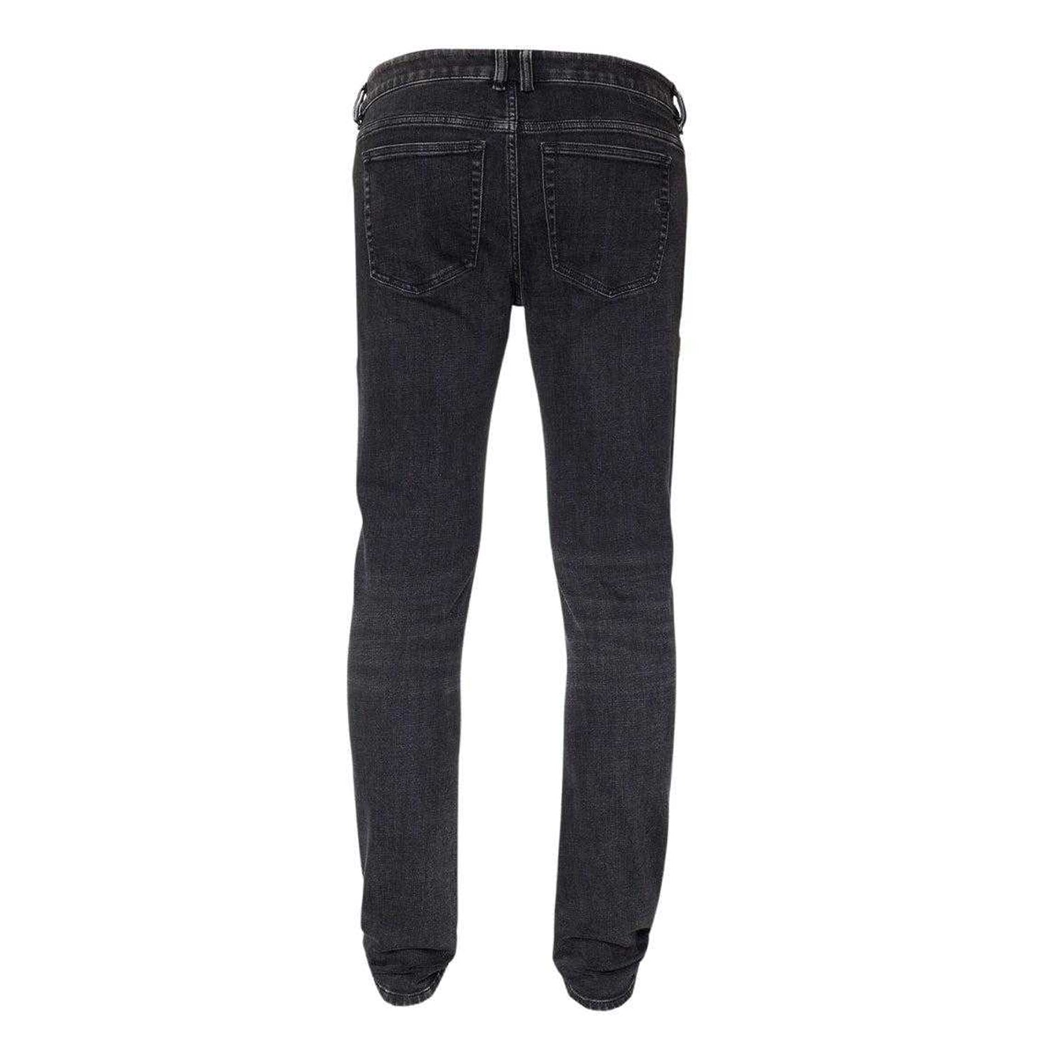 Dark Grey - Back - Diesel Mens Sleenker Skinny Jeans