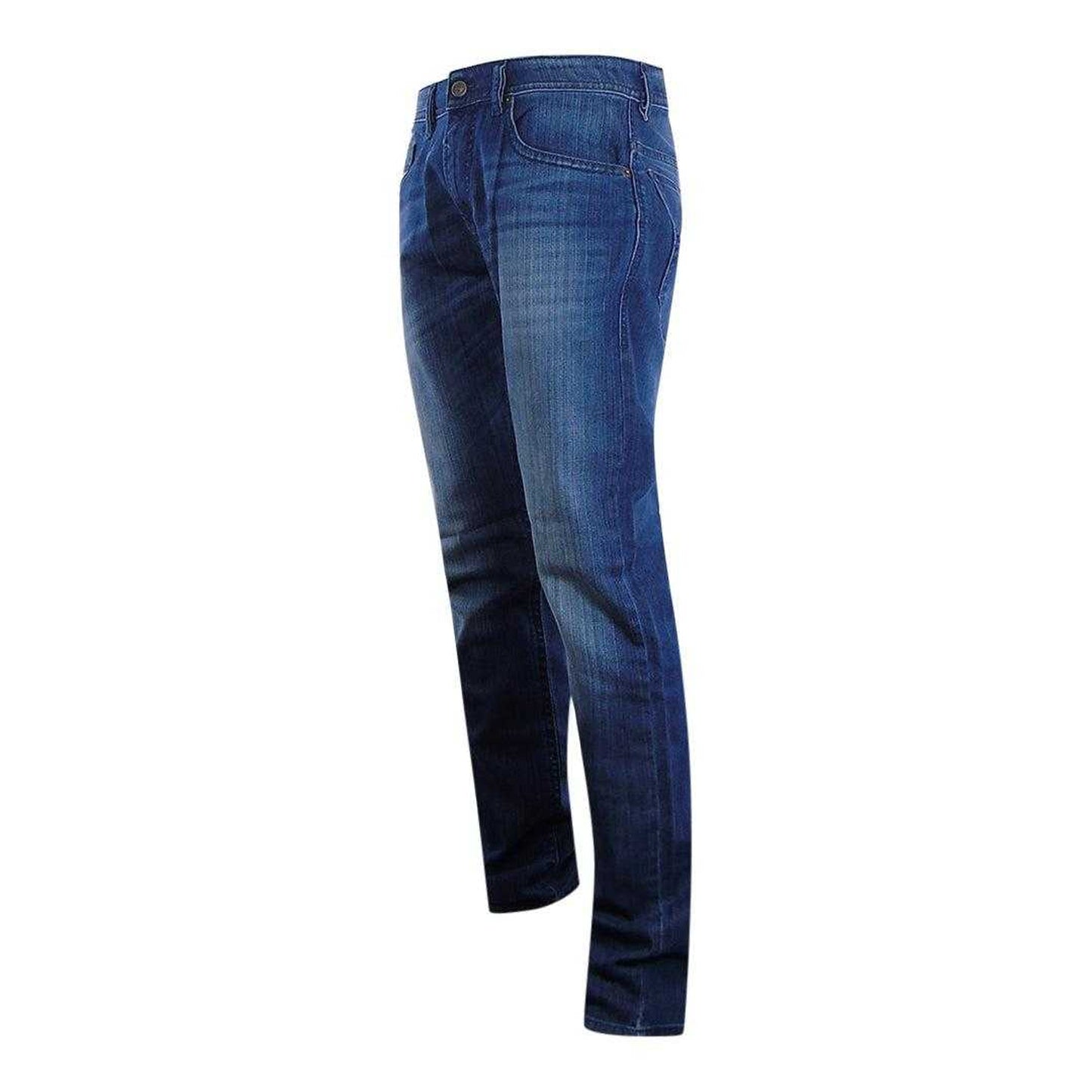 Blue - Side - Diesel Mens Zatiny-X Jeans