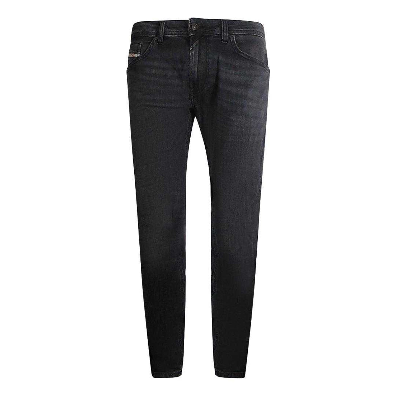 Faded Black - Front - Diesel Mens Thommer-R Jeans