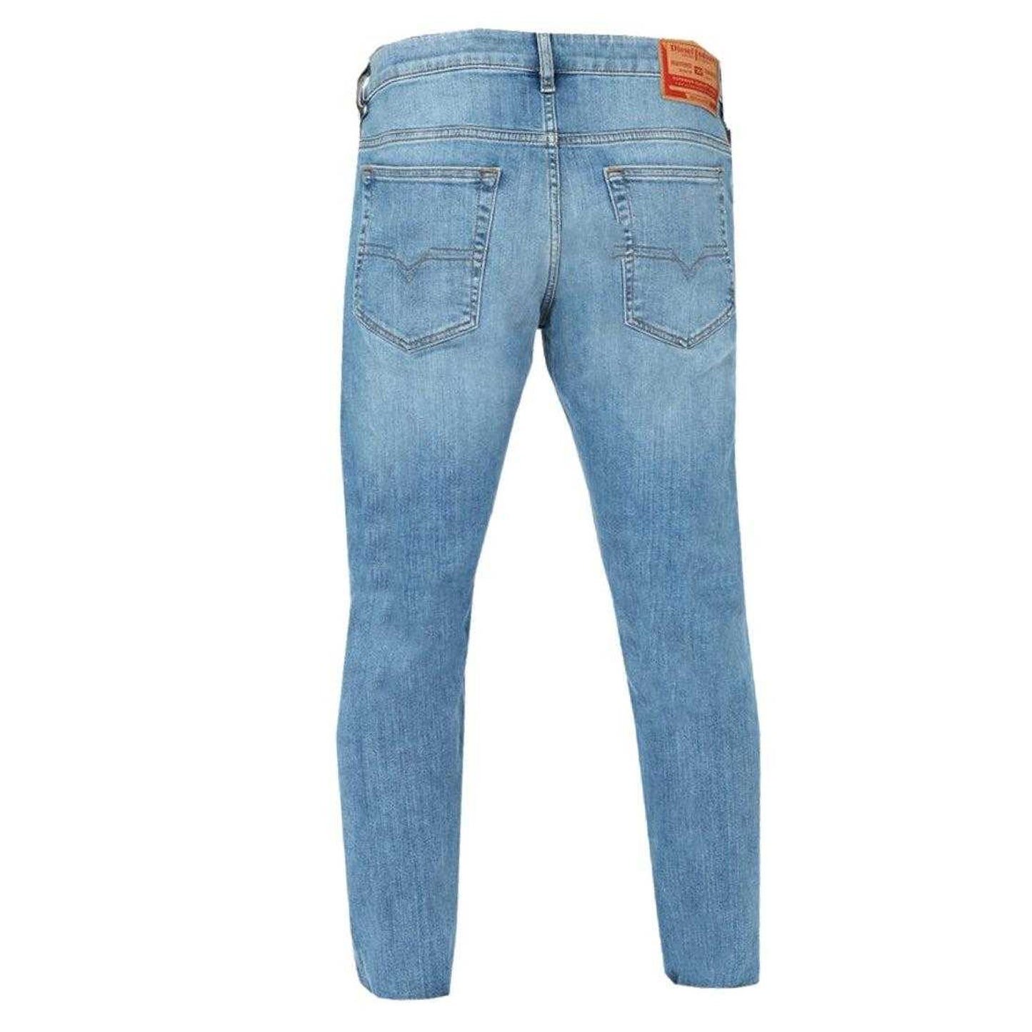 Light Blue - Back - Diesel Mens D-Yennox Tapered Jeans